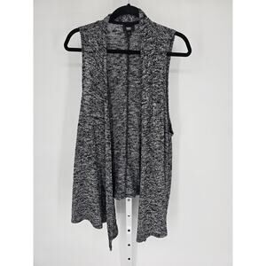 Mossimo Supply Co. Women's Gray Sleeveless Open font Vest Size XL/TG